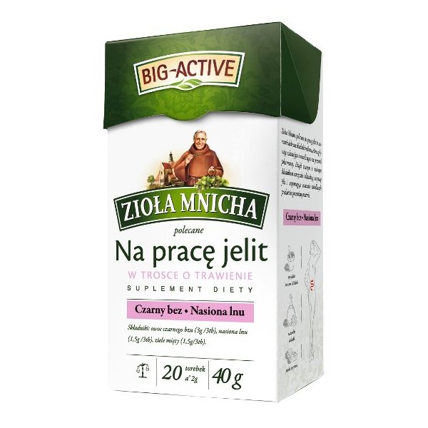 Herbatka Ziołowa, Suplement Diety BIG ACTIVE Zioła Mnicha Na Pracę ...