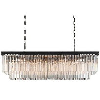 Hereford Rectangle żyrandol kryształowy 100cm