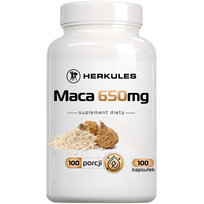 Herkules, Maca 650mg, Suplement diety, 100 Kaps. Herkules