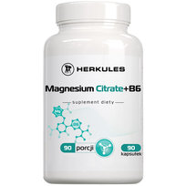 Herkules, Magnesium Citrate+B6, Suplement diety, 90 kaps. Herkules