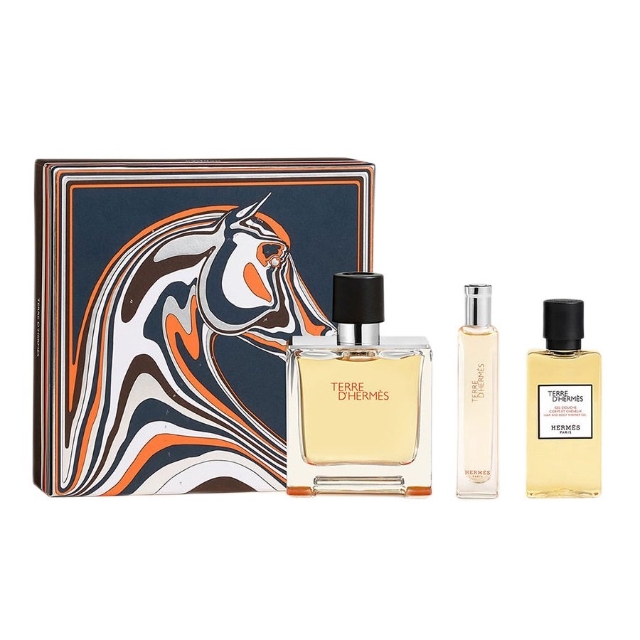 Hermes, Terre D'Hermes zestaw perfumy spray 75ml + perfumy spray