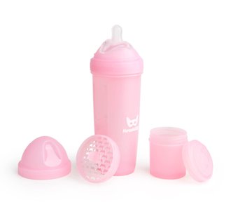 Herobility, HeroBottle, Butelka antykolkowa, 340 ml, Różowa - Herobility