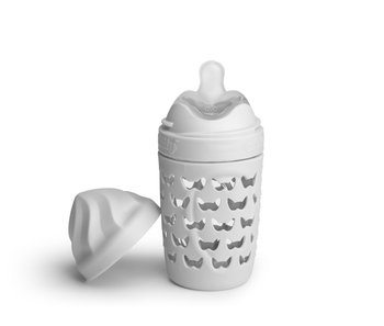 Herobility, HeroEcoBottle, Butelka antykolkowa, Szary, 220 ml - Herobility