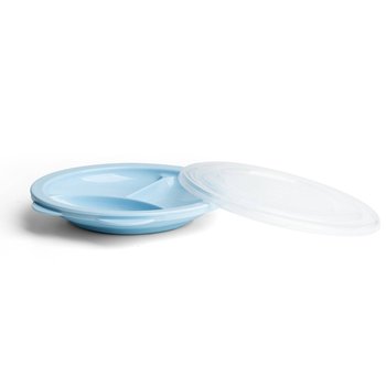 Herobility, Talerzyk, Eco Baby Plate Divider, Niebieski - Herobility