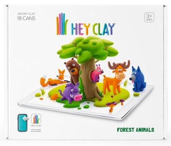 Hey Clay, masa plastyczne, zwięrzęta leśne - Hey Clay