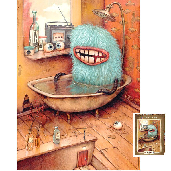 Heye, puzzle, Zozowille Bathtub, 1000 el.