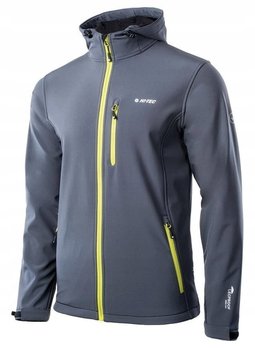 Hi-Tec, CAEN, Kurtka męska z kapturem, Softshell, szara,  XL - Hi-Tec