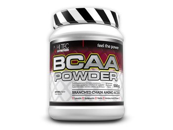 HI TEC, Suplemant aminokwasowy, BCAA Powder, 500 g, naturalny - Hi-Tec