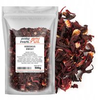 HIBISKUS SUSZONY 500g Kwiat hibiskusa naturalny malwa herbata Kol-Pol