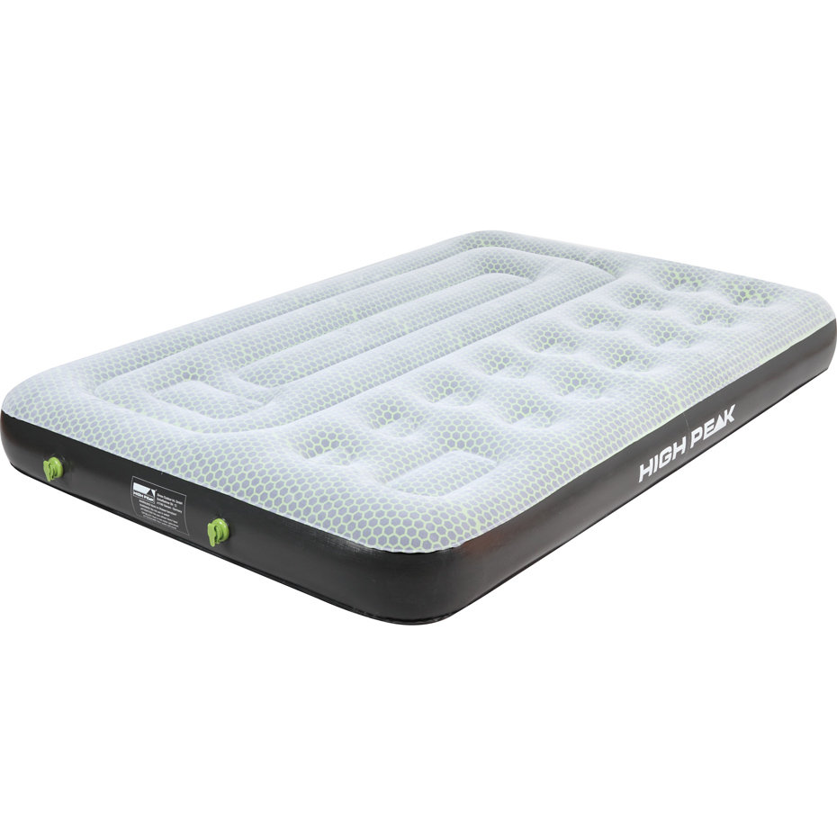 High Peak, Materac 2-osobowy, Multi Comfort Plus 40053, szaro-czarny, 198x137x22 cm