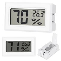 Higrometr Termometr Cyfrowy Elektroniczny Lcd Pomiar Wilgotnościomierz 2W1 Biały