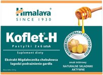 Himalaya KOFLETH Pastylki do ssania o smaku imbirowym 2x6szt. Inna marka