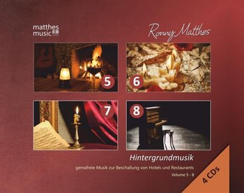 Hintergrundmusik - Gemafreie Musik zur Beschallung von Hotels & Restaurants Vol. 5 - 8; (Klaviermusik, Jazz & Barmusik) - Background Music (Piano Music) - Various Artists