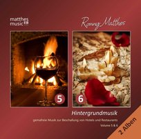 Hintergrundmusik Vol. 5 & 6 - Gemafreie Musik zur Beschallung von Hotels und Restaurants (Klaviermusik, Barmusik & Chillout) - Doppel Album (2 CDs) Various Artists