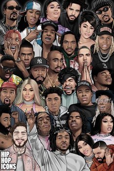 Hip Hop Icons - Plakat - Pyramid Posters