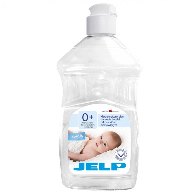 Zdjęcia - Ręczne zmywanie naczyń Hipoalergiczny płyn do mycia butelek i akcesoriów JELP 0+ 500 ml