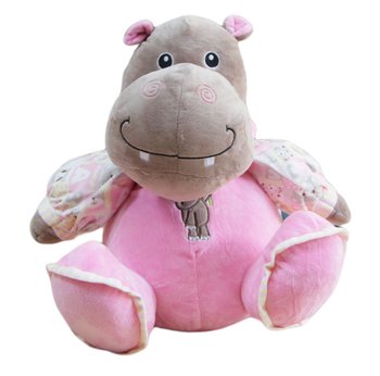 Hipopotam pluszak w kolorowym ubranku 40 cm - Sun-Day
