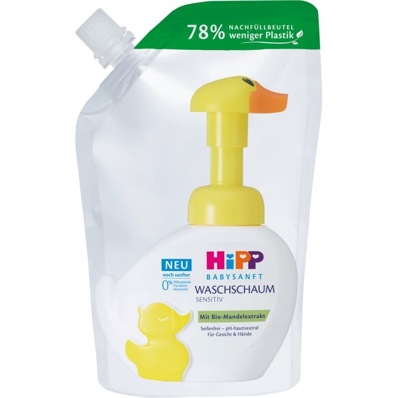 Hipp Hipp Babysanft Sensitive Pianka Myjąca Napełnienie 250 Ml