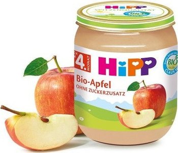 HiPP, Bio, 100% przetartego jabłuszka, 125 g - Hipp
