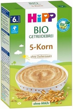 HiPP, Bio, bezmleczna kaszka 5 zbóż, 200 g - Hipp