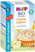HiPP, Bio, mleczna kaszka jogurtowa z owocami, 2x225 g - Hipp