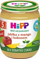 HIPP JABŁKA Z MANGO I KOKOSEM 160G