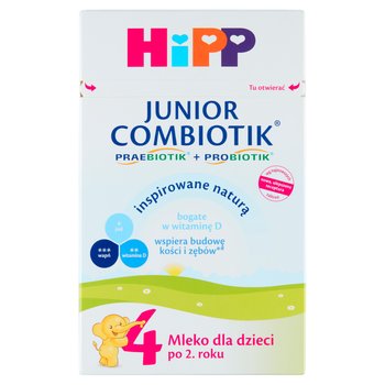 Hipp, Junior Combiotik, Mleko dla dzieci powyżej 2. roku życia, 550 g - Hipp