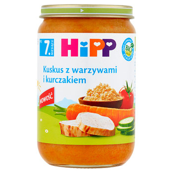 Hipp kuskus z warzywami i kurczakiem po 7mies 220g - Hipp