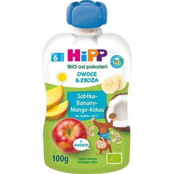 Hipp Mus Jabłka - Banany - Mango - Kokos 100G - Hipp