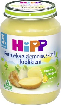 Hipp, Obiadek, Potrawka z ziemniaczkami i królikiem, 190 g, 5m+ - Hipp