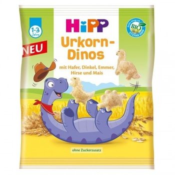 Hipp, Zbożowe chrupki dinozaury z papryką, 30 g - Hipp