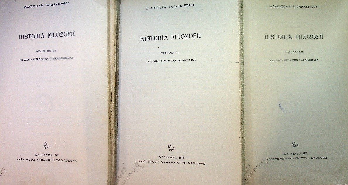 Historia filozofii Tom 1 do 3 - Tatarkiewicz Władysław | Książka w Empik
