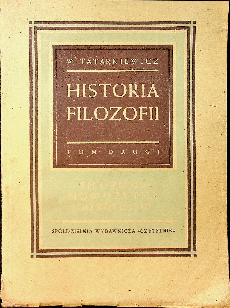 Historia filozofii tom II 1947 r - W opisie | Książka w Empik