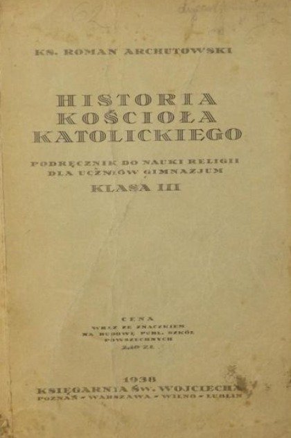 Historia Kościoła Katolickiego 1938 r. - W opisie | Książka w Empik