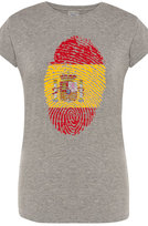 Hiszpania Odcisk Palca Damski T-Shirt Rozm.M