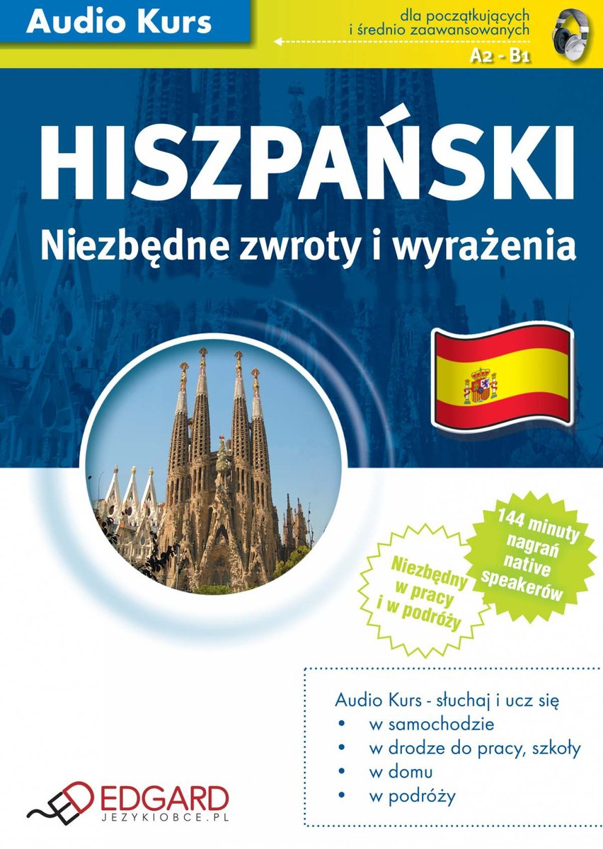 Hiszpański. Niezbędne zwroty i wyrażenia - audiobook