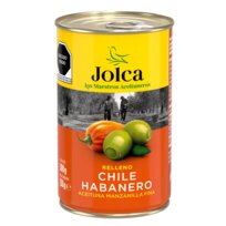 Hiszpańskie oliwki zielone z papryką chili habanero w puszce 300 g Jolca (Kopia)