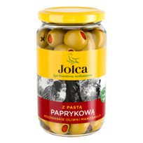 Hiszpańskie oliwki zielone z papryką w słoiku 350g Jolca