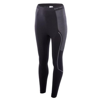 Hitec, Legginsy termoaktywne, damskie, Buraz Bottom, Black/Grey, L/XL - Hi-Tec