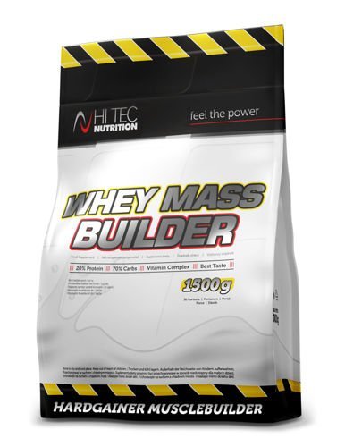 HiTec Nutrition, Suplement diety, Whey Mass Builder, banan, 1500g