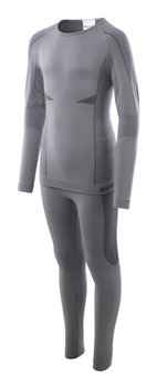 Hitec, Zestaw termoaktywnej bielizny dziecięcej, Hikro Set JR, Grey/Dark Grey, 158/164 - Hi-Tec