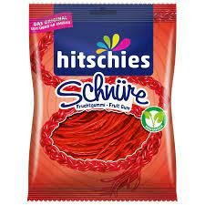 HITSCHIES ŻELKI TRUSKAWKOWE SZNURKI 125G - Inna marka