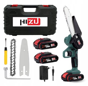 HIZU Mini Piła Łańcuchowa Akumulatorowa 6" 2xAKU 1500 - Hizu