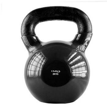 HMS, Kettlebell żeliwny pokryty winylem, KNV24, 24 kg - HMS