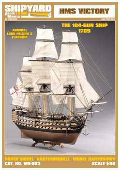 HMS Victory 1765 Model Kartonowy