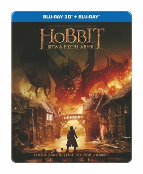 Hobbit: Bitwa Pięciu Armii (Wydanie rozszerzone Steelbook) 3D - Jackson Peter