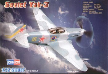 Hobby Boss, Soviet Yak-3, Model do sklejania, 12+ - Soviet