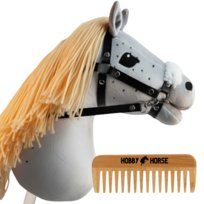 HOBBY HORSE A4 KONIK GŁOWA KOŃ NA KIJU KONIA Z GRZYWĄ DO SKAKANIA GRZEBIEŃ [M-HOBBYHORSE410]