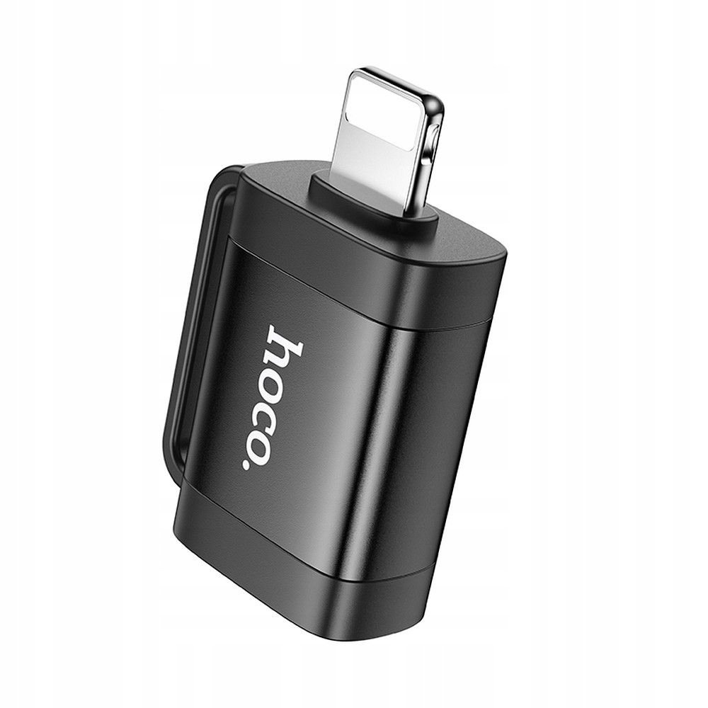 Inny producent HOCO adapter OTG Lightning (męski) do USB A (żeński) UA31A czarny