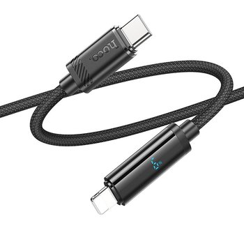 HOCO kabel Typ C do Iphone Lightning 8-pin Power Delivery 27W U127 1,2m czarny - Inny producent